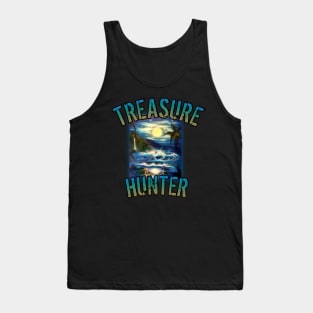 Treasure hunter metal detecting treasure hunting Tank Top